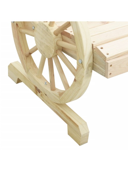 Dārza adirondack stila krēsli, 2 gab., egles masīvkoks