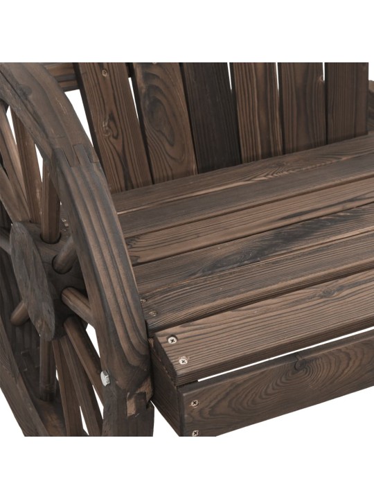 Dārza adirondack stila krēsli, 2 gab., egles masīvkoks