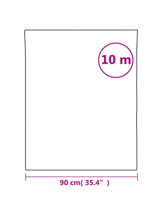 Loga plēve, matēta, balta, 90x1000 cm, pvc