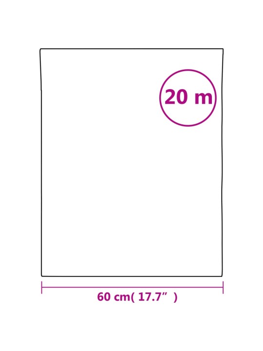 Loga plēve, matēta, strīpas, 60x2000 cm, pvc