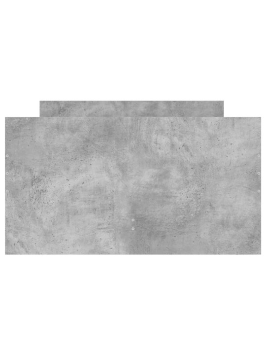 Gultas rāmis ar atvilktnēm, betona pelēks, 100x200 cm