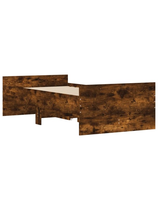 Gultas rāmis ar atvilktnēm, ozolkoka krāsā, 100x200 cm