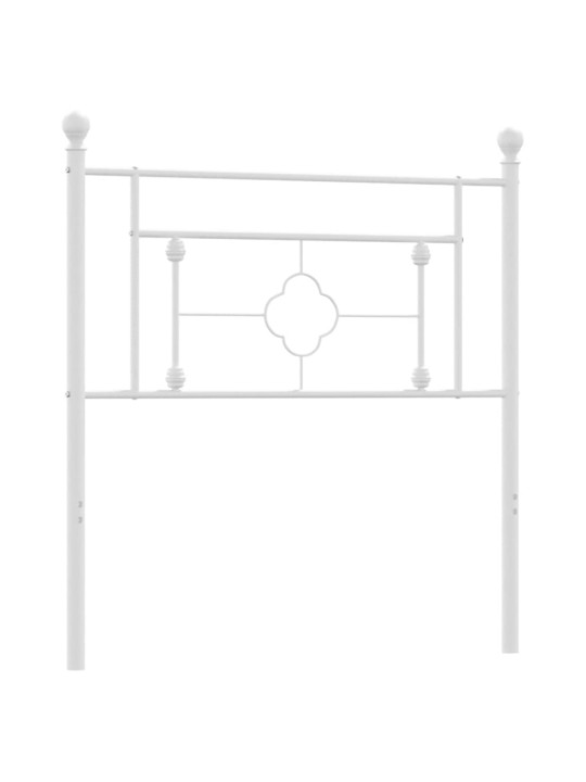 Gultas galvgalis, balts, 100 cm