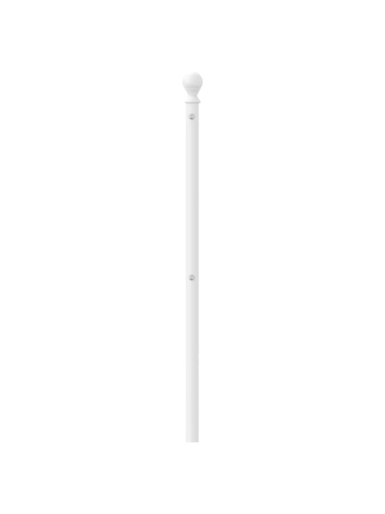 Gultas galvgalis, balts, 107 cm