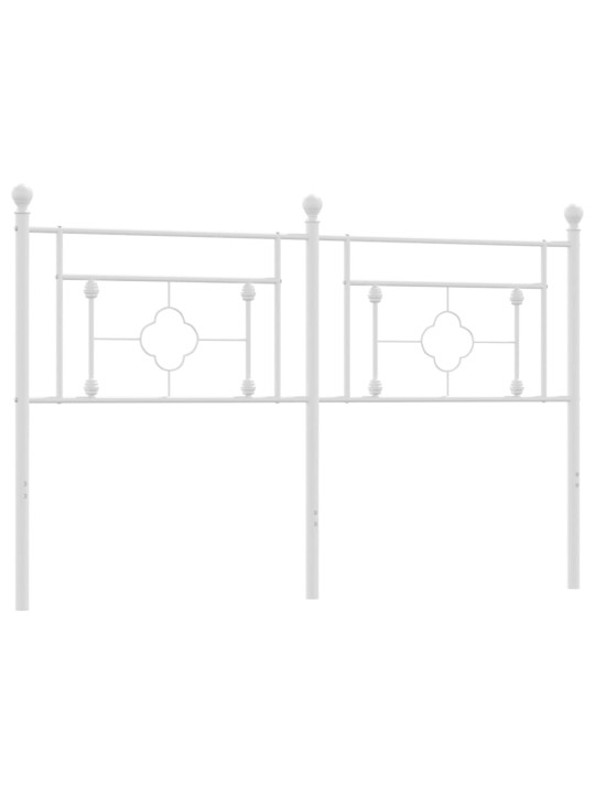 Gultas galvgalis, balts, 150 cm