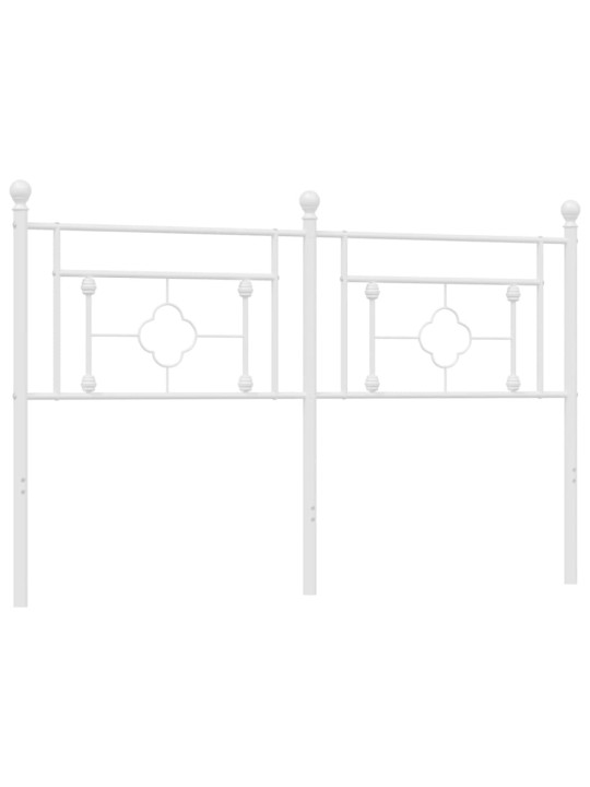 Gultas galvgalis, balts, 150 cm