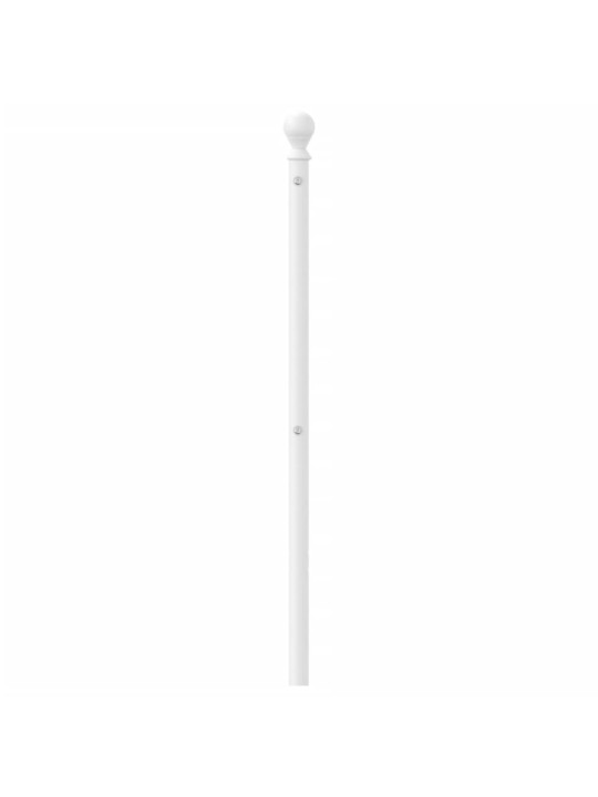 Gultas galvgalis, balts, 160 cm