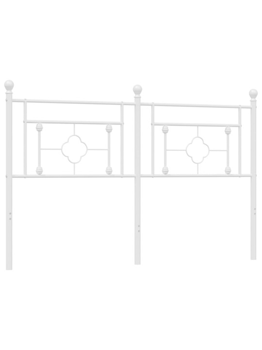 Gultas galvgalis, balts, 160 cm