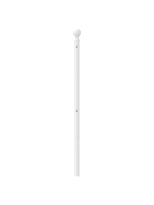 Gultas galvgalis, balts, 200 cm