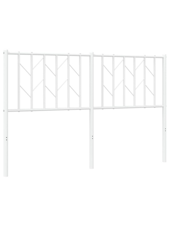 Gultas galvgalis, balts, 140 cm