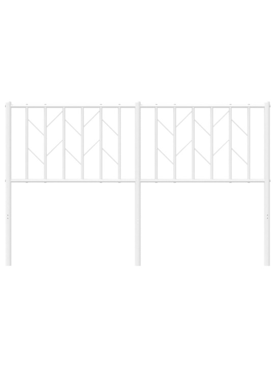 Gultas galvgalis, balts, 140 cm