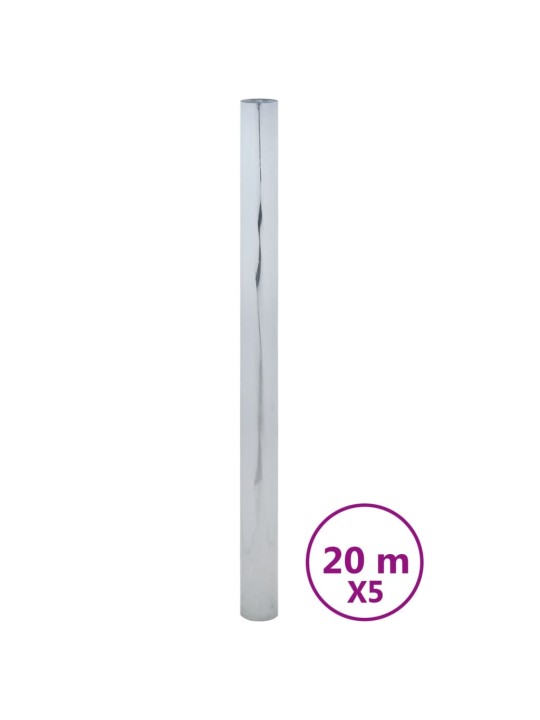 Atstarojošas plēves, 5 gab., statiskas, sudrabainas, pvc