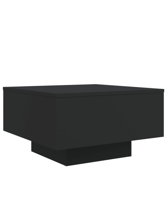 Kafijas galdiņš ar led, melns, 55x55x31 cm