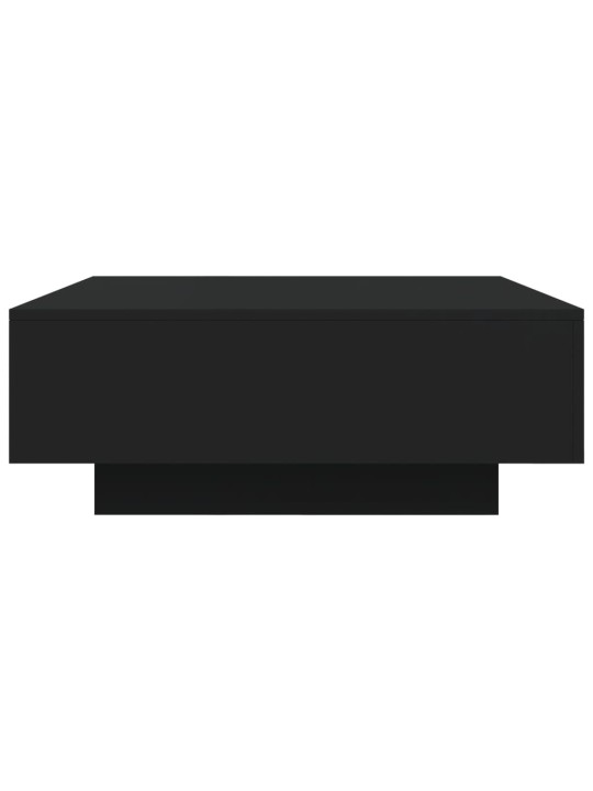 Kafijas galdiņš ar led, melns, 80x80x31 cm