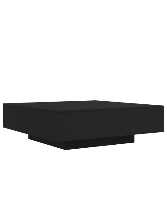 Kafijas galdiņš ar led, melns, 100x100x31 cm