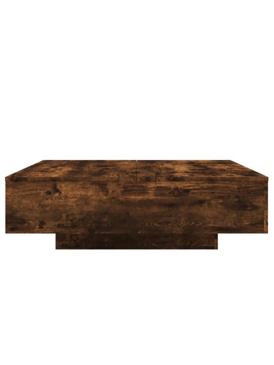 Kafijas galdiņš ar led, ozolkoka, 100x100x31 cm