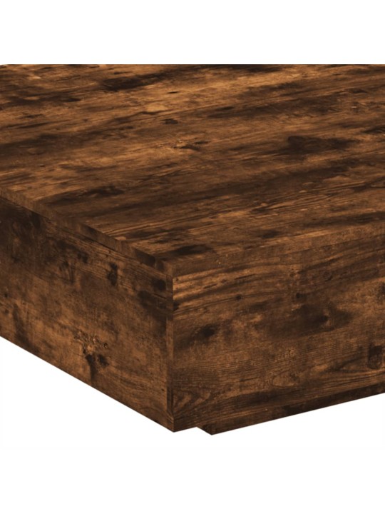 Kafijas galdiņš ar led, ozolkoka, 100x100x31 cm