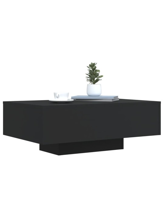 Kafijas galdiņš ar led, melns, 85x55x31 cm