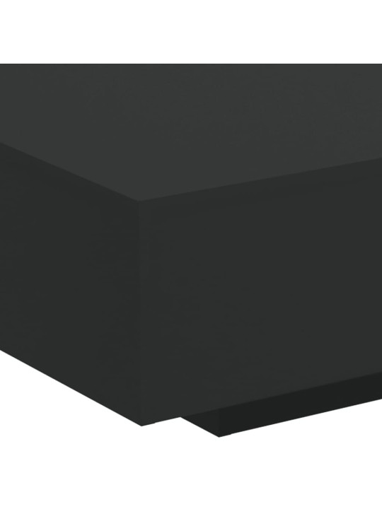 Kafijas galdiņš ar led, melns, 85x55x31 cm
