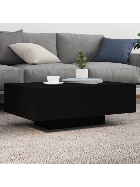 Kafijas galdiņš ar led, melns, 85x55x31 cm
