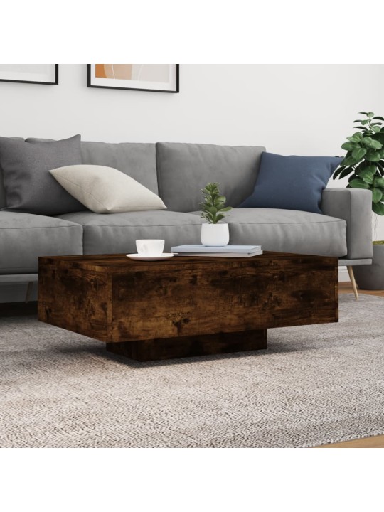 Kafijas galdiņš ar led, ozolkoka, 85x55x31 cm