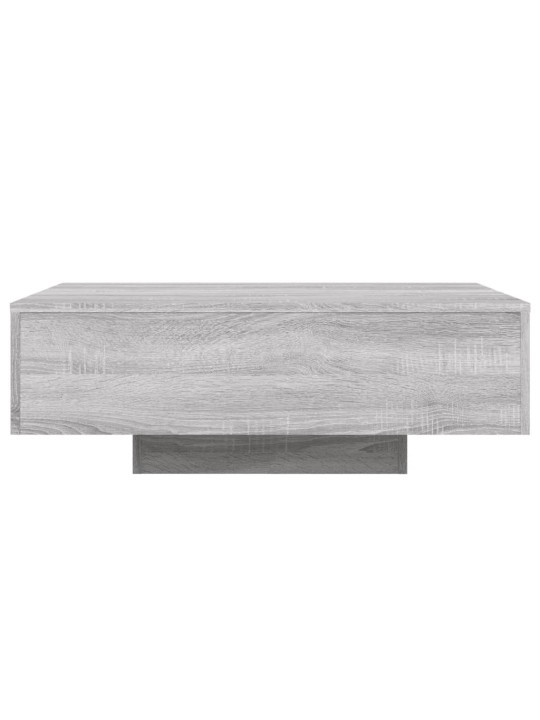 Kafijas galdiņš ar led, pelēka ozolkoka krāsa, 85x55x31 cm