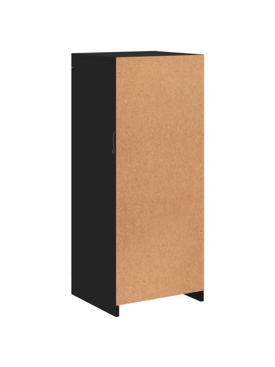 Kumode ar led lampiņām, melna, 41x37x100 cm