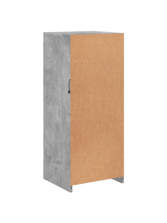 Kumode ar led lampiņām, betona pelēka, 41x37x100 cm