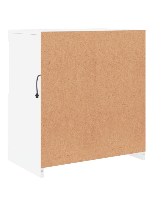 Kumode ar led lampiņām, balta, 60x37x67 cm