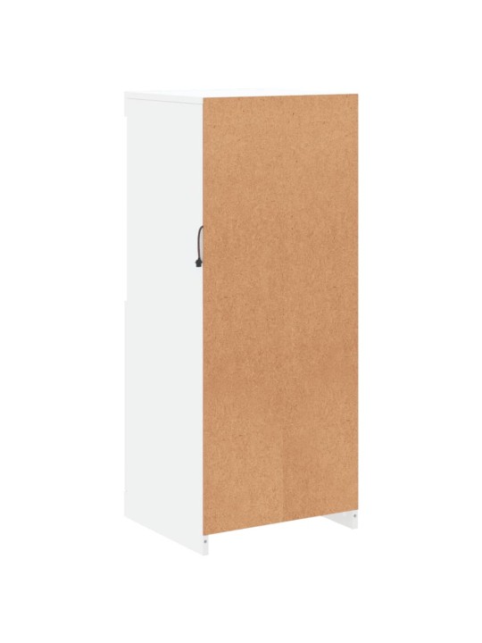 Kumode ar led lampiņām, balta, 41x37x100 cm