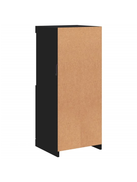 Kumode ar led lampiņām, melna, 41x37x100 cm