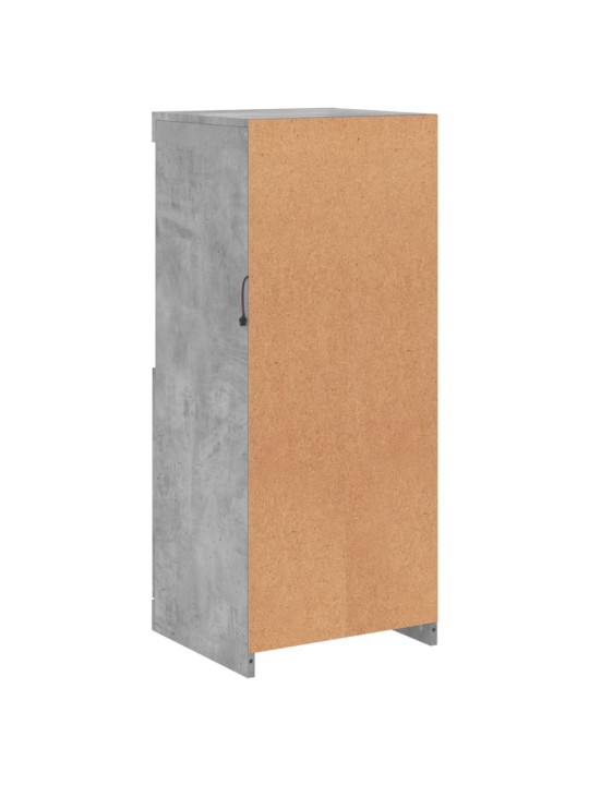 Kumode ar led lampiņām, betona pelēka, 41x37x100 cm
