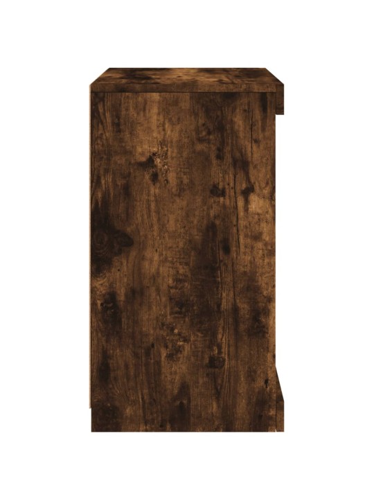 Kumode ar led lampiņām, ozolkoka krāsa, 41x37x67 cm