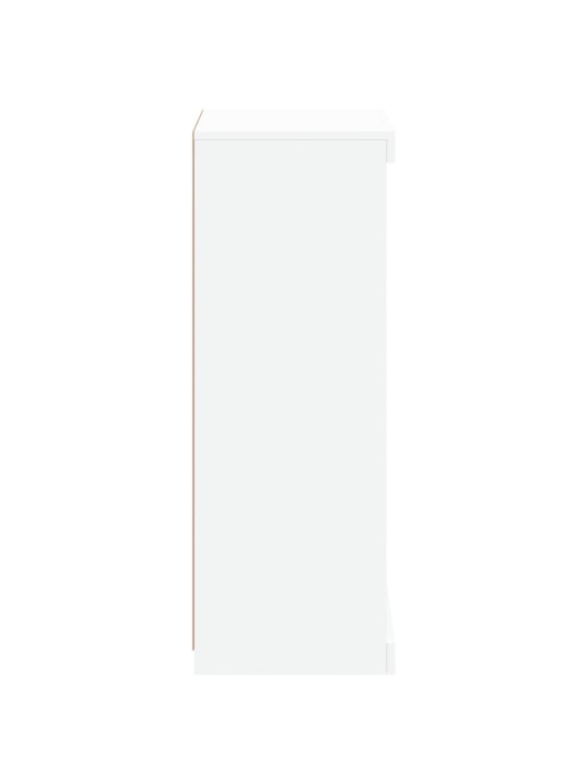 Kumode ar led lampiņām, balta, 41x37x100 cm