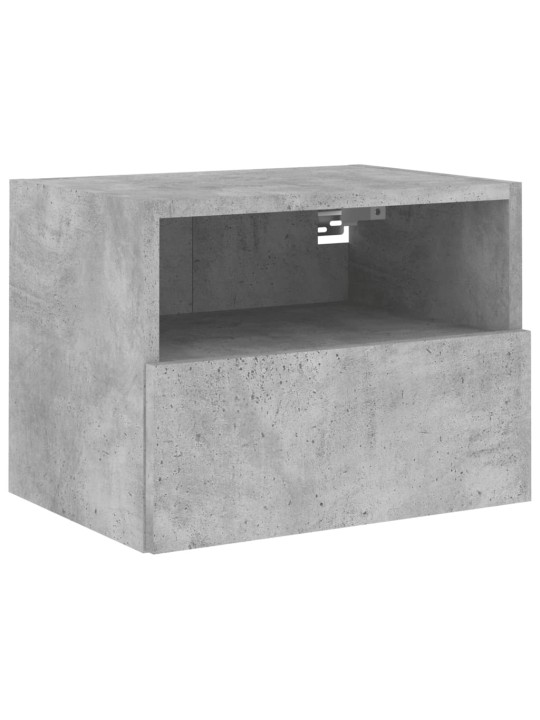 Tv sienas skapji, 2 gb., 40x30x30 cm, pelēki, inženierijas koks
