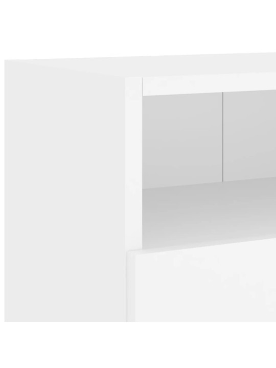 Tv skapīši, 2 gab., balts, 100x30x30 cm, inženierijas koks