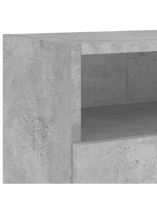 Tv sienas skapītis, pelēks, 100x30x30 cm, inženierijas koks