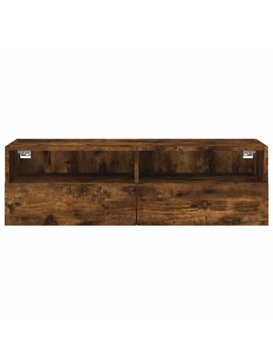 Tv sienas skapītis, ozolkoka, 100x30x30 cm, inženierijas koks