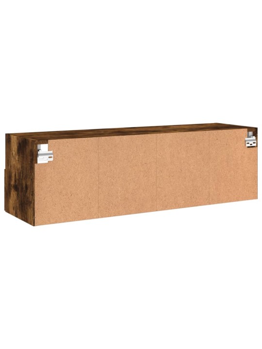 Tv sienas skapītis, ozolkoka, 100x30x30 cm, inženierijas koks