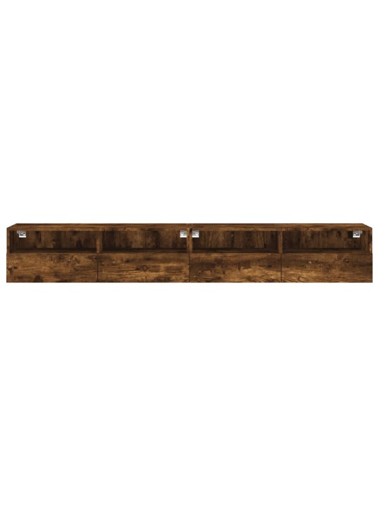 Tv skapīši, 2 gab., koka krāsa, 100x30x30 cm, inženierijas koks
