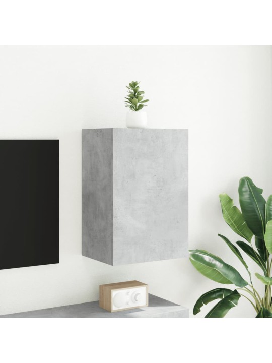 Tv skapītis, betona pelēks, 40,5x30x60 cm, inženierijas koks