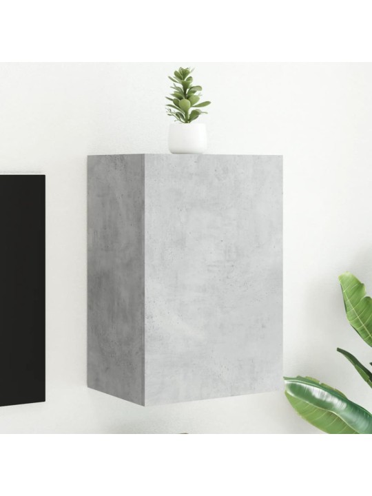 Tv skapītis, betona pelēks, 40,5x30x60 cm, inženierijas koks