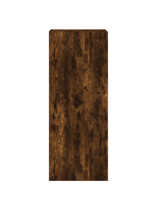 TV skapītis, koka krāsa, 40,5x30x102 cm, inženierijas koks