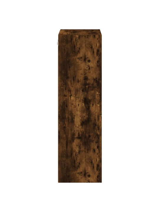 TV skapītis, koka krāsa, 40,5x30x102 cm, inženierijas koks