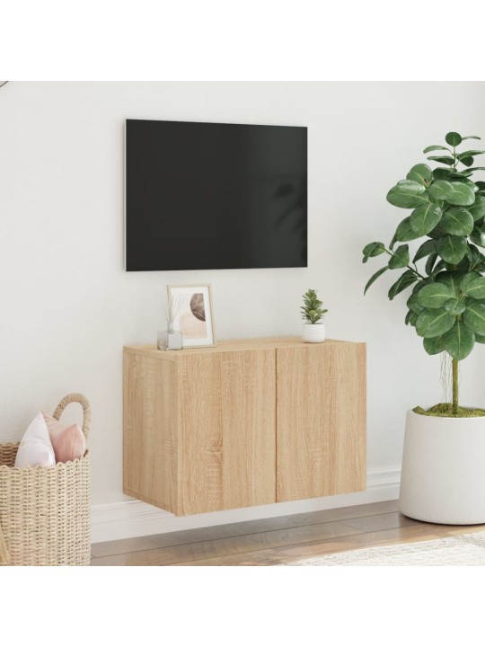 Tv sienas skapītis, ozola krāsa, 60x30x41 cm