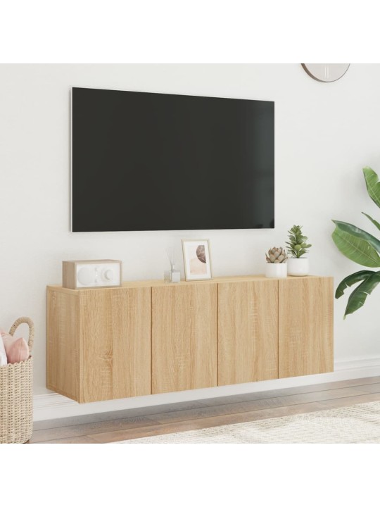 Sienas tv skapīši, 2 gab., ozola krāsa, 60x30x41 cm