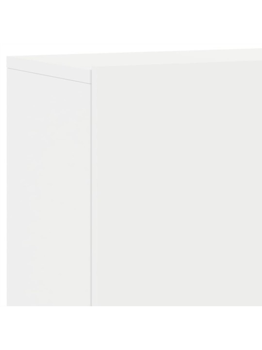 Tv sienas skapītis, balts, 100x30x41 cm