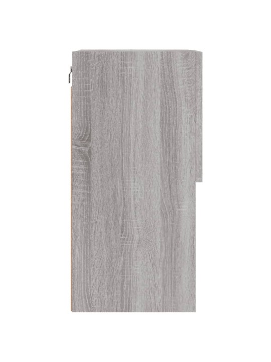 Tv skapītis ar led lampiņām, pelēka ozola krāsa, 40,5x30x60 cm