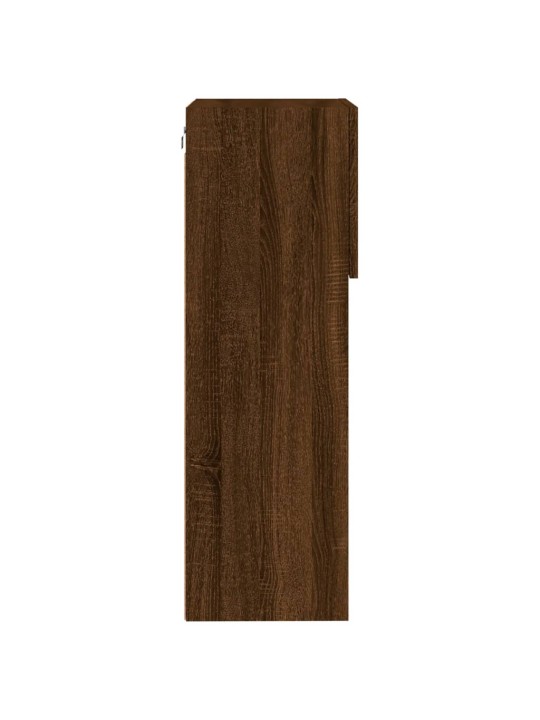 Tv galdiņš ar led lampiņām, ozolkoka krāsa, 40,5x30x90 cm
