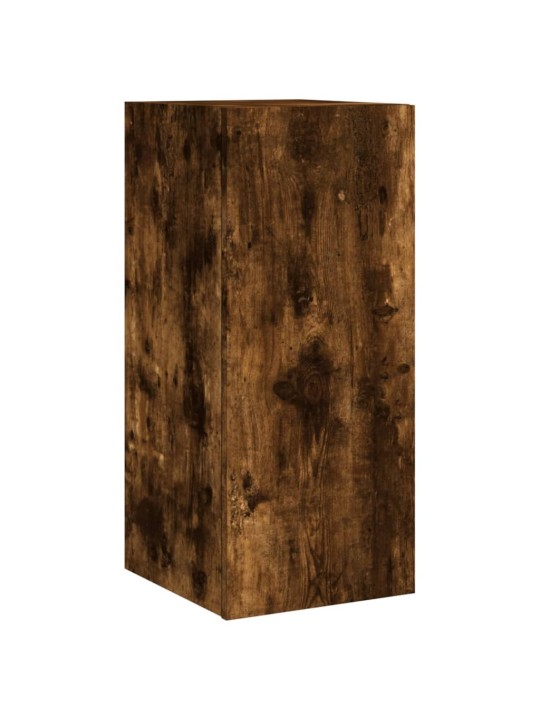Tv plaukti ar led lampiņām, 30,5x35x70 cm, ozolkoka krāsā